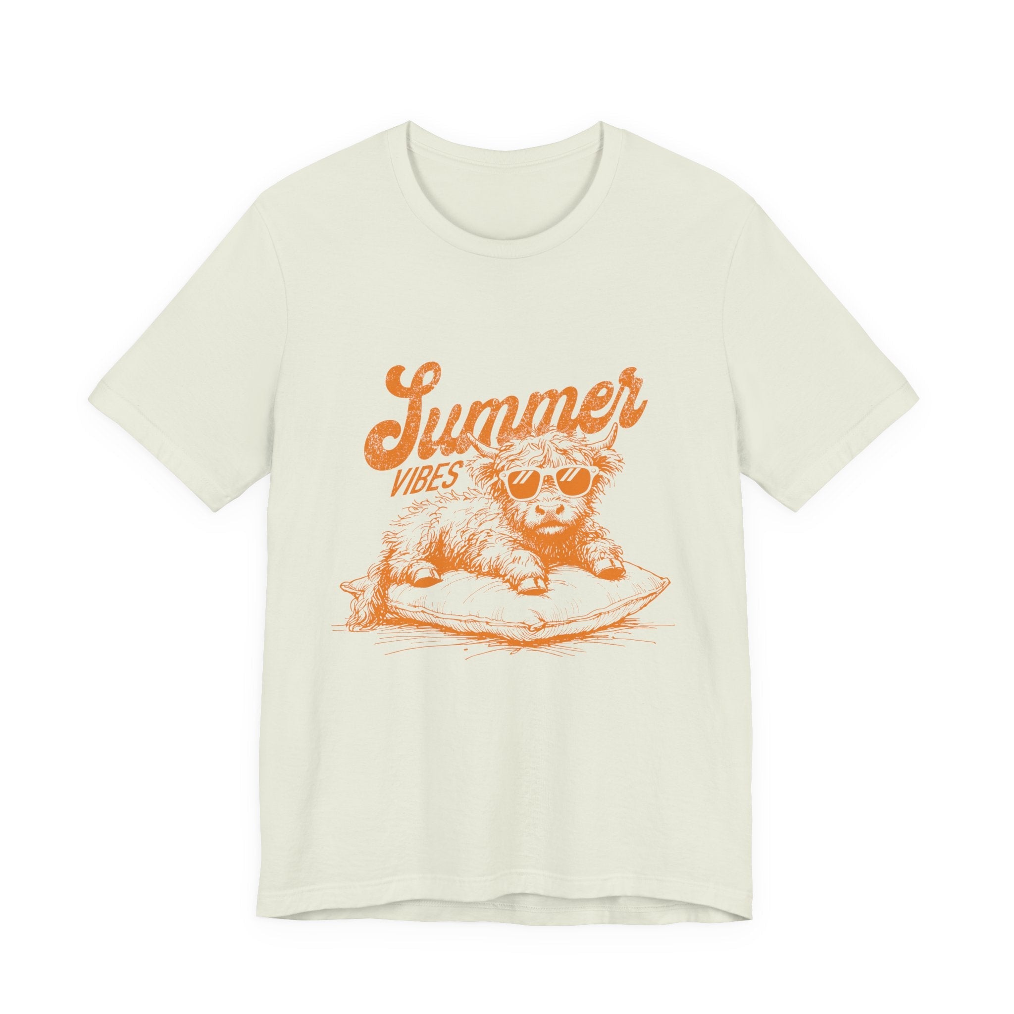 Summer Vibes Highland Cow Shirt, Western Shirt, Cow Shirt by PopCultureByDesign36