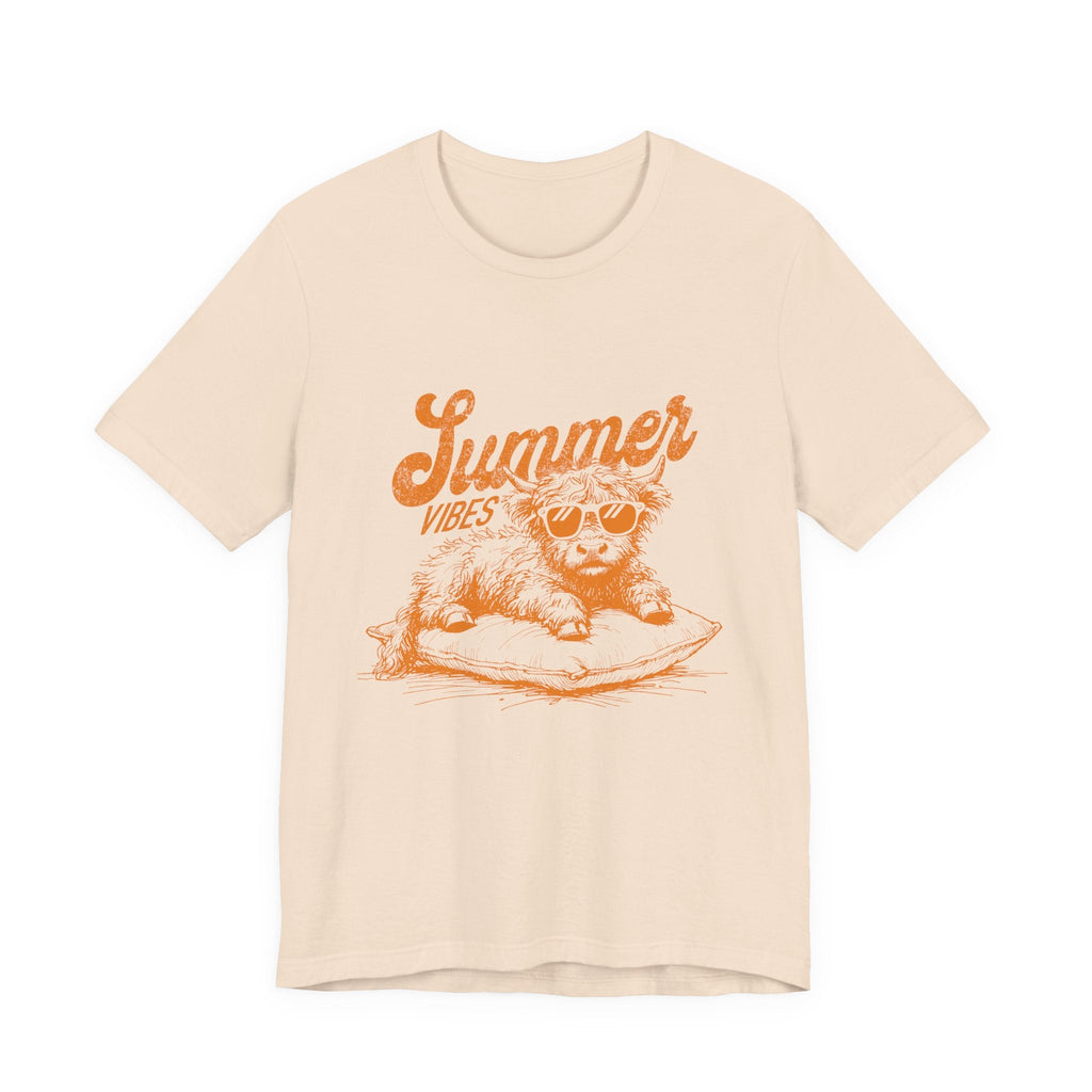 Summer Vibes Highland Cow Shirt, Western Shirt, Cow Shirt by PopCultureByDesign36