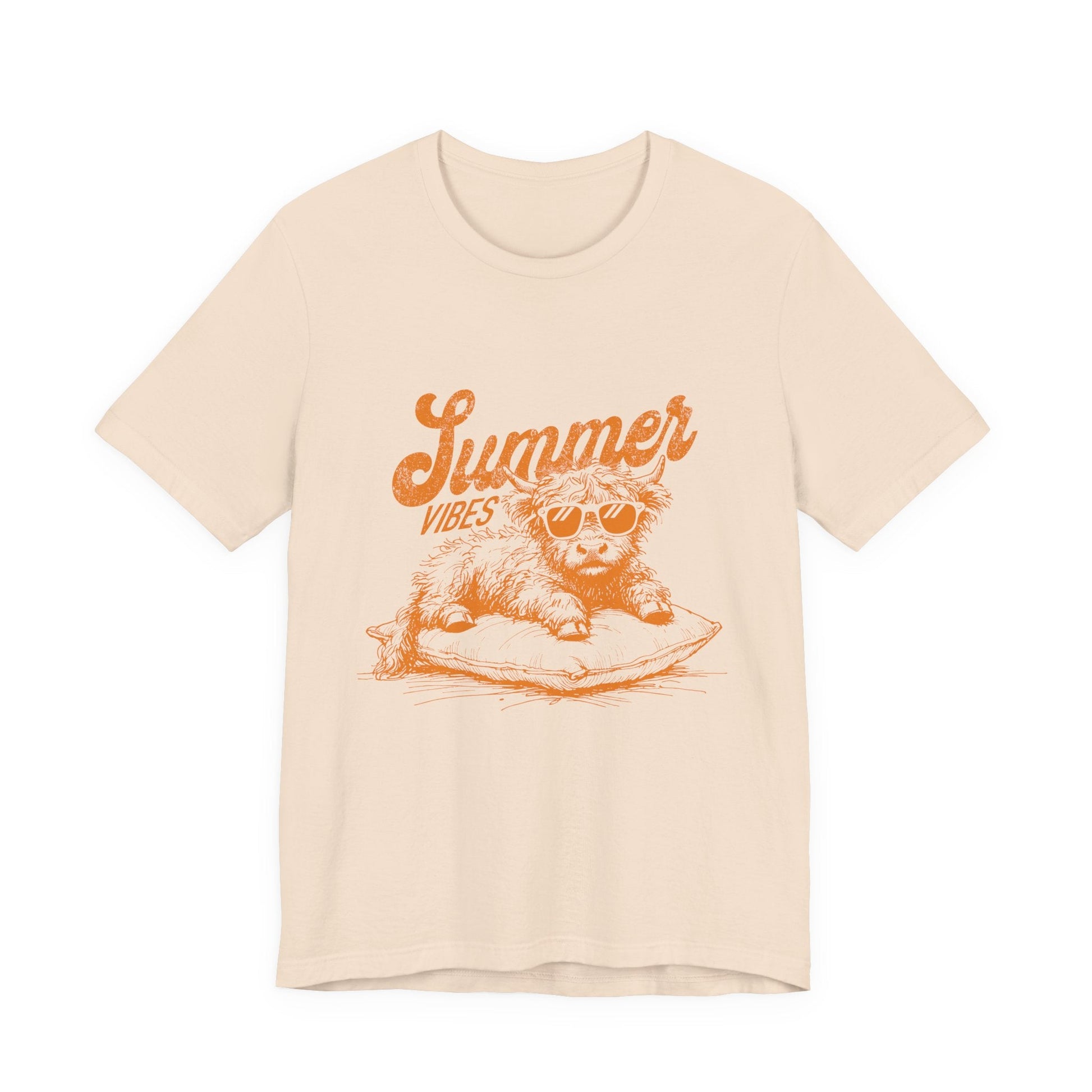 Summer Vibes Highland Cow Shirt, Western Shirt, Cow Shirt - Popbydesign