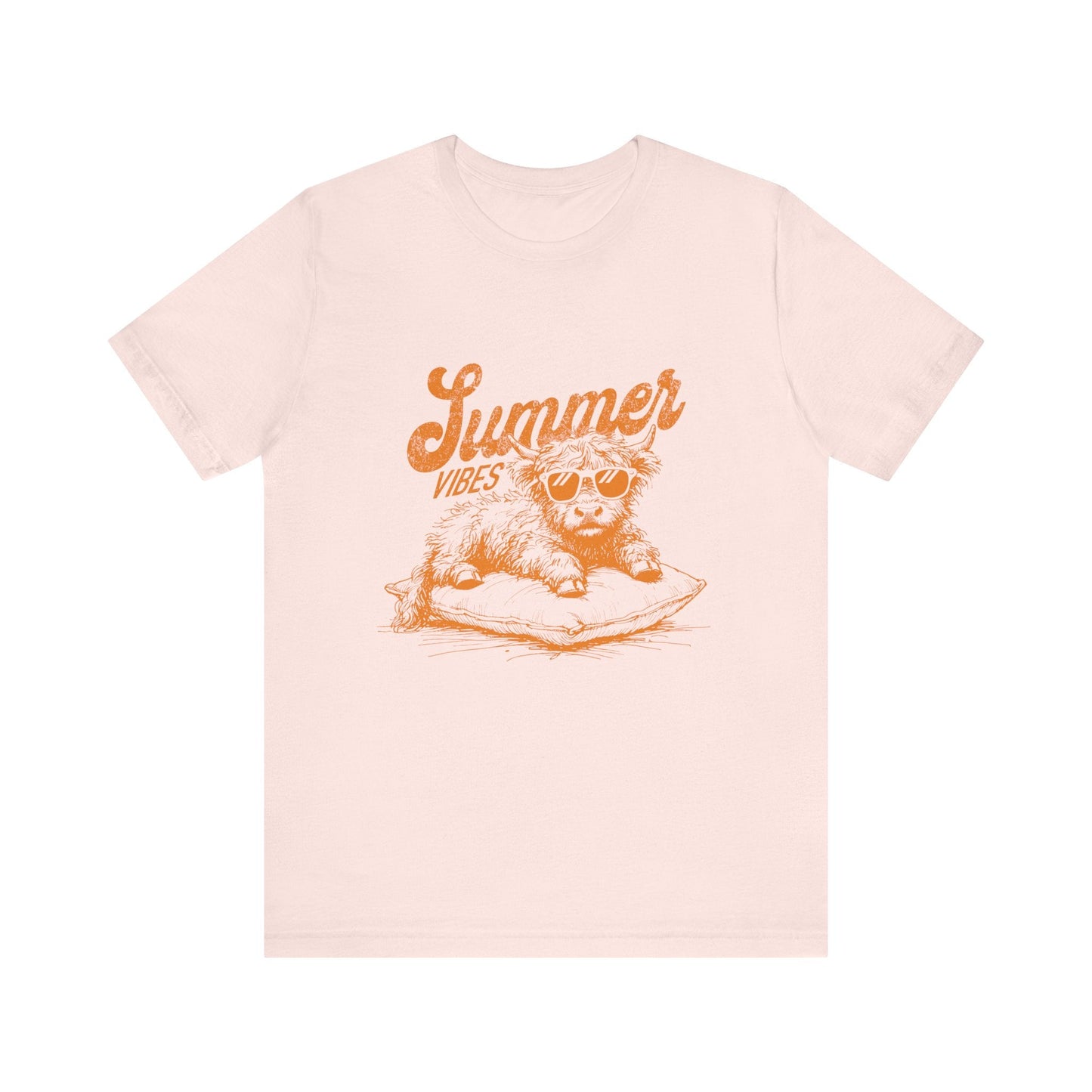 Summer Vibes Highland Cow Shirt, Western Shirt, Cow Shirt - Popbydesign