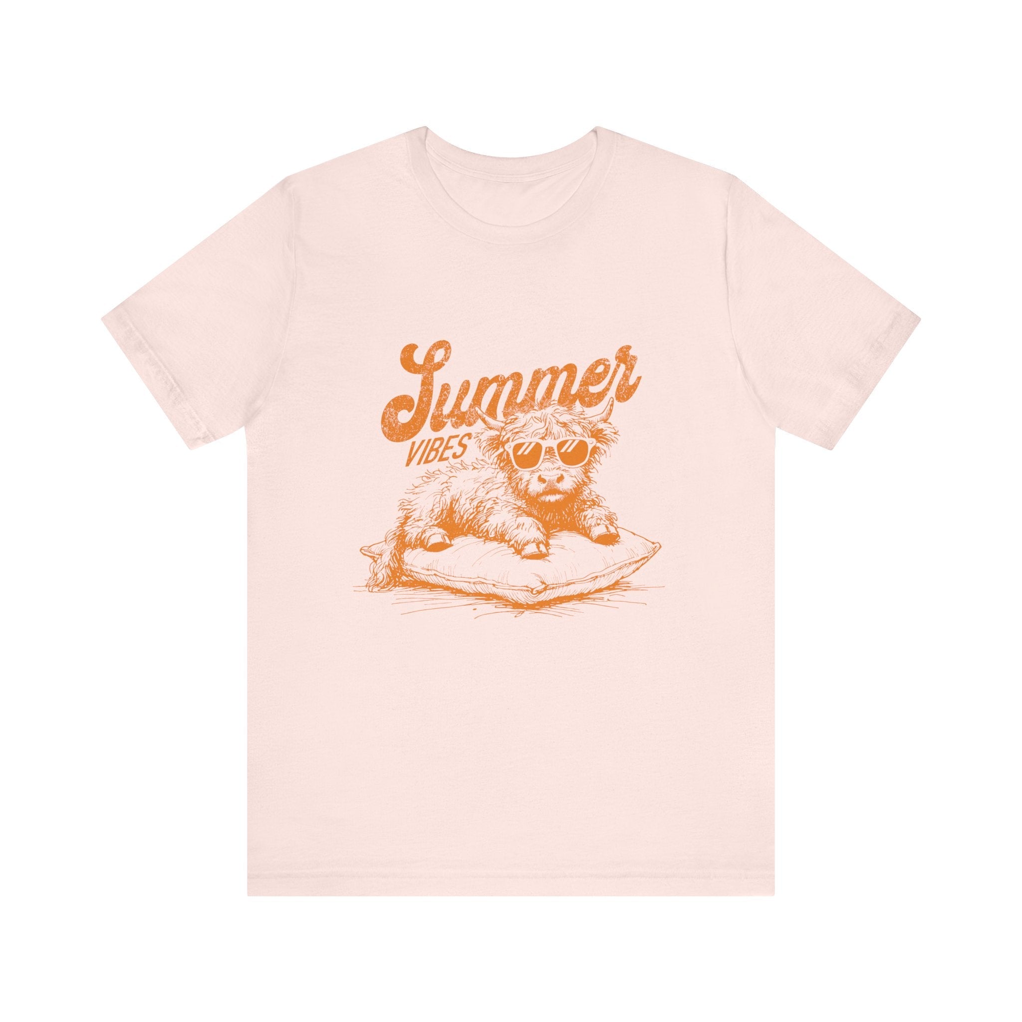 Summer Vibes Highland Cow Shirt, Western Shirt, Cow Shirt by PopCultureByDesign36