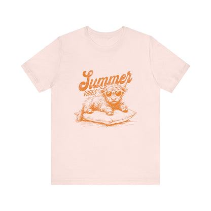 Summer Vibes Highland Cow Shirt, Western Shirt, Cow Shirt - Popbydesign