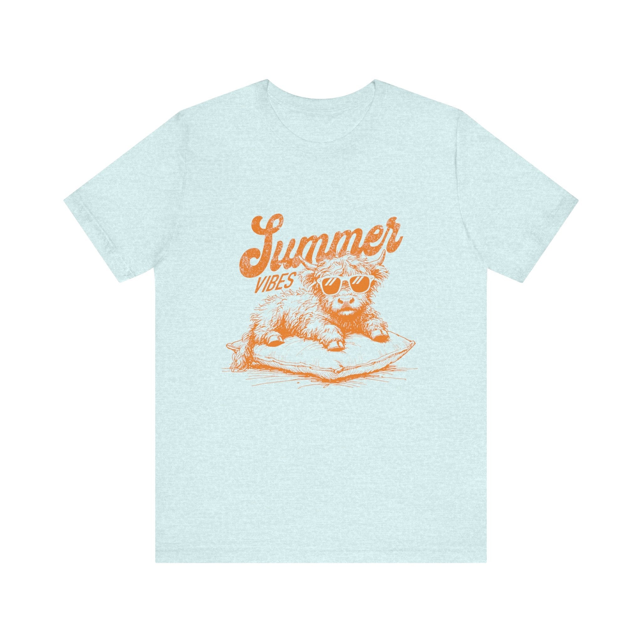 Summer Vibes Highland Cow Shirt, Western Shirt, Cow Shirt by PopCultureByDesign36