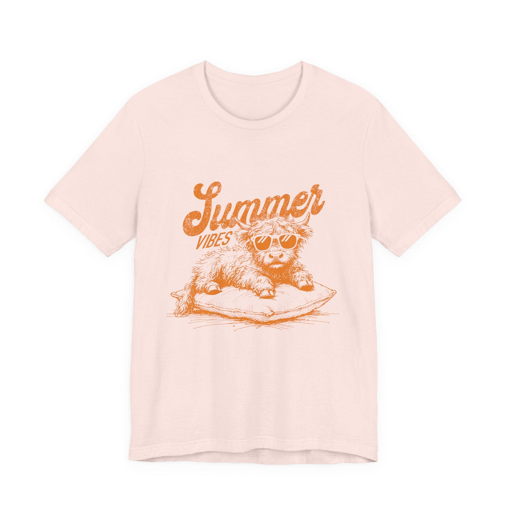 Summer Vibes Highland Cow Shirt, Western Shirt, Cow Shirt by PopCultureByDesign36