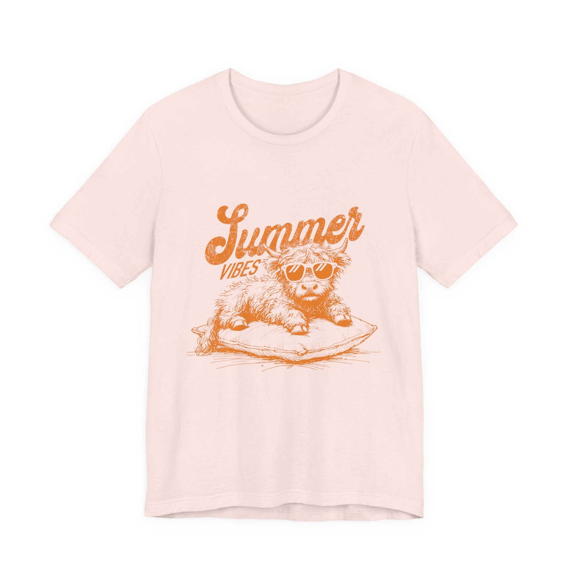 Summer Vibes Highland Cow Shirt, Western Shirt, Cow Shirt - Popbydesign