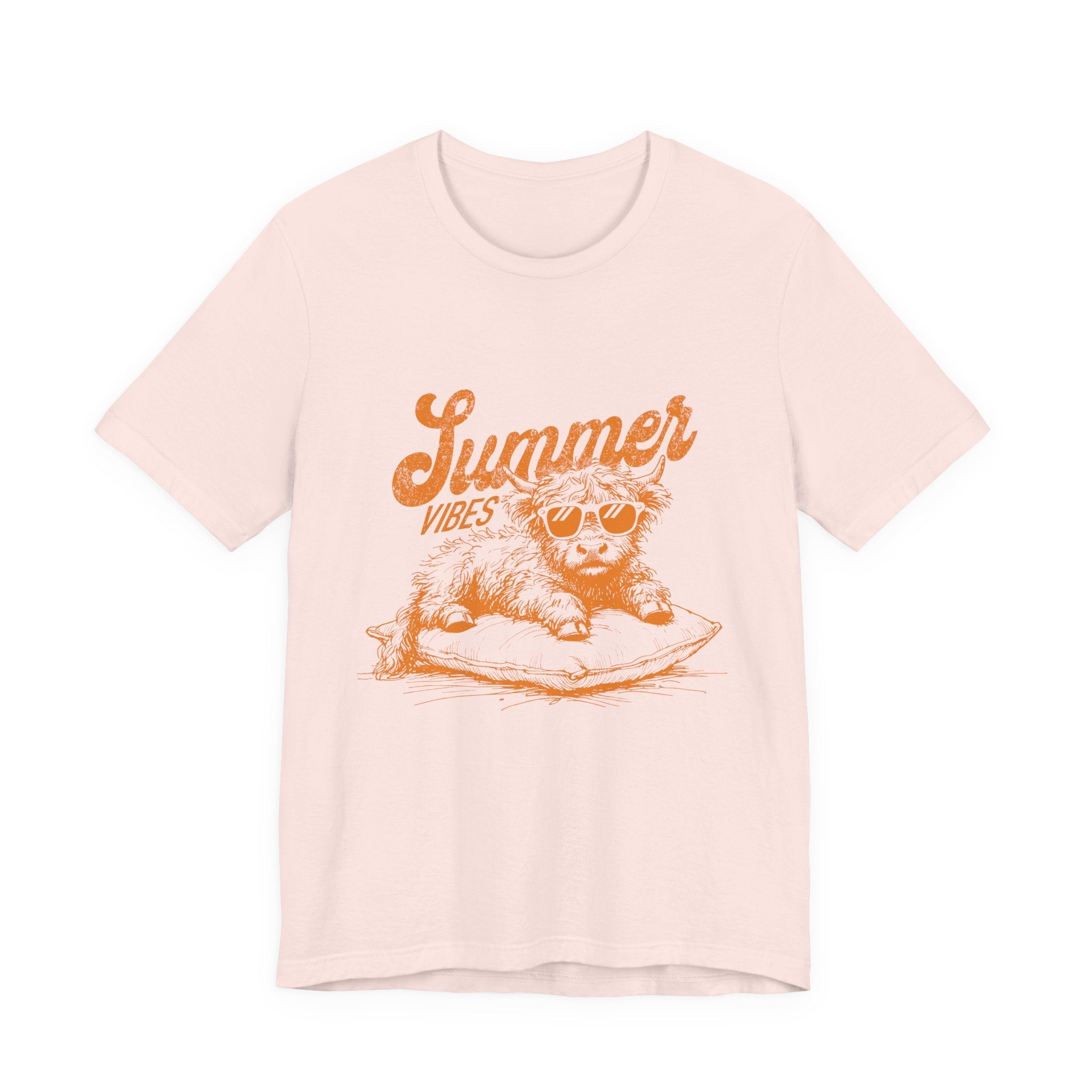 Summer Vibes Highland Cow Shirt, Western Shirt, Cow Shirt by PopCultureByDesign36