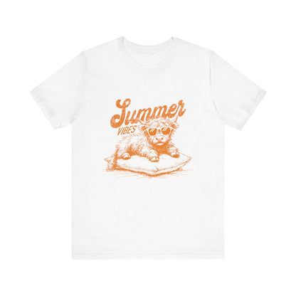 Summer Vibes Highland Cow Shirt, Western Shirt, Cow Shirt - Popbydesign