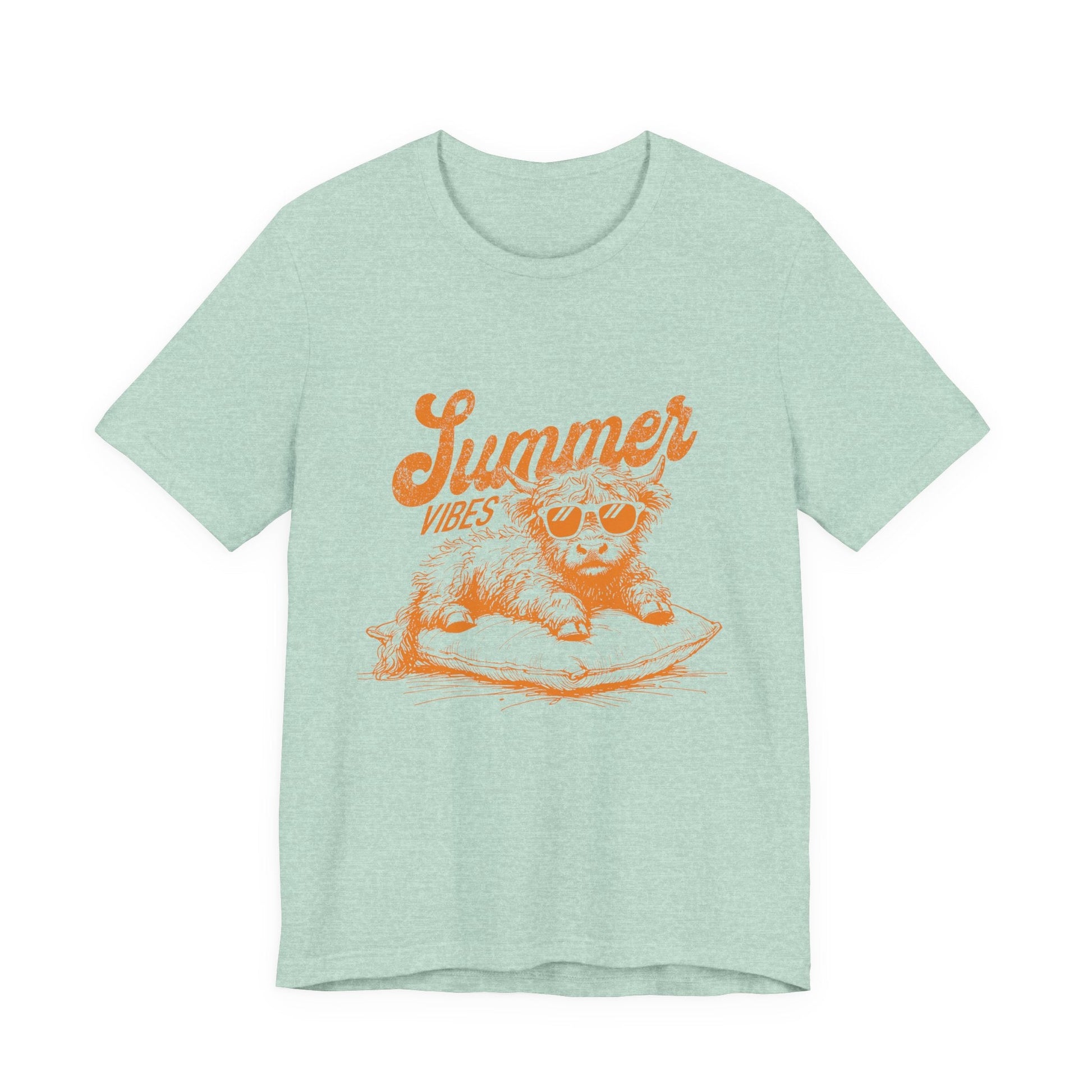 Summer Vibes Highland Cow Shirt, Western Shirt, Cow Shirt - Popbydesign