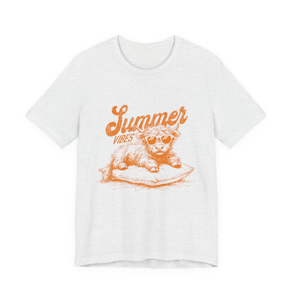 Summer Vibes Highland Cow Shirt, Western Shirt, Cow Shirt by PopCultureByDesign36