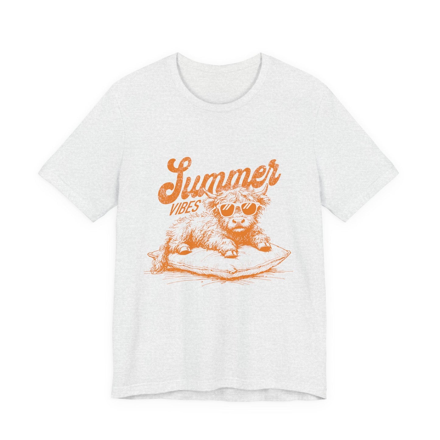 Summer Vibes Highland Cow Shirt, Western Shirt, Cow Shirt - Popbydesign