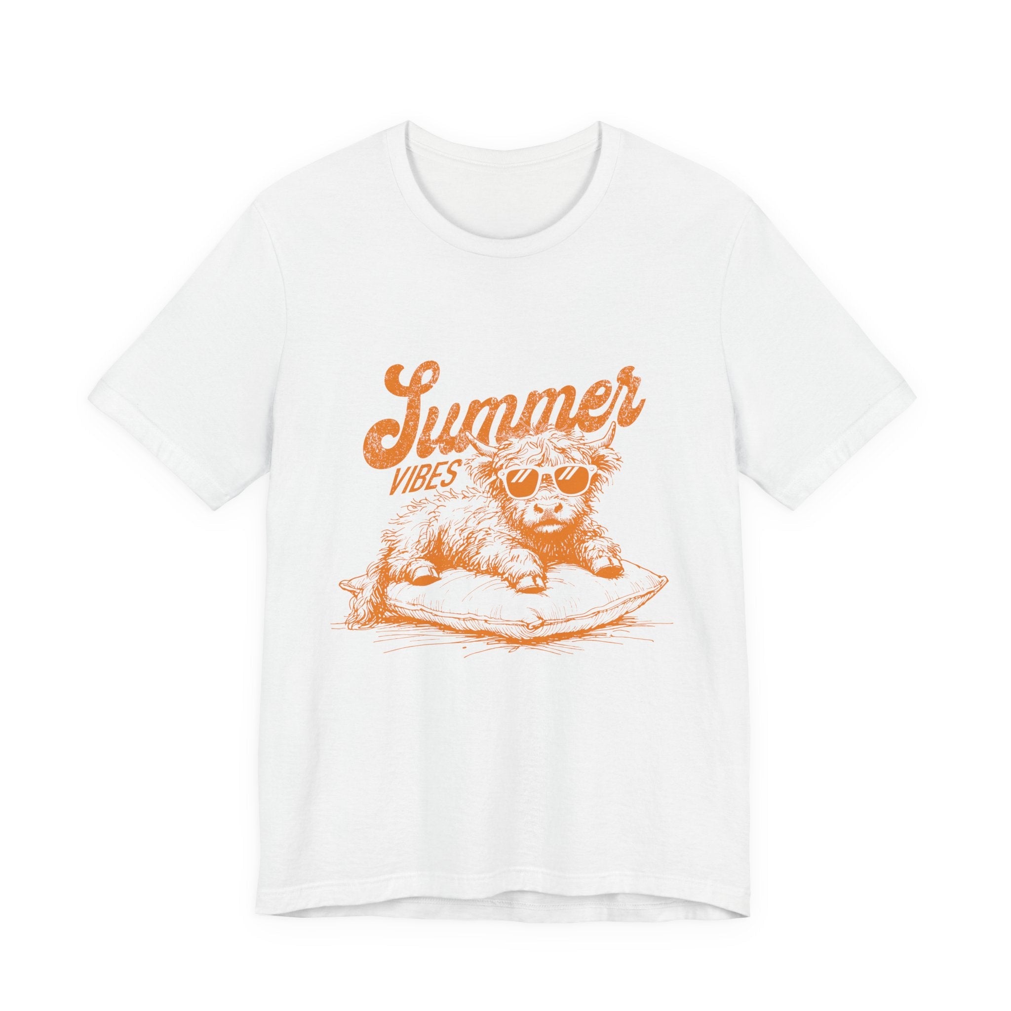 Summer Vibes Highland Cow Shirt, Western Shirt, Cow Shirt by PopCultureByDesign36