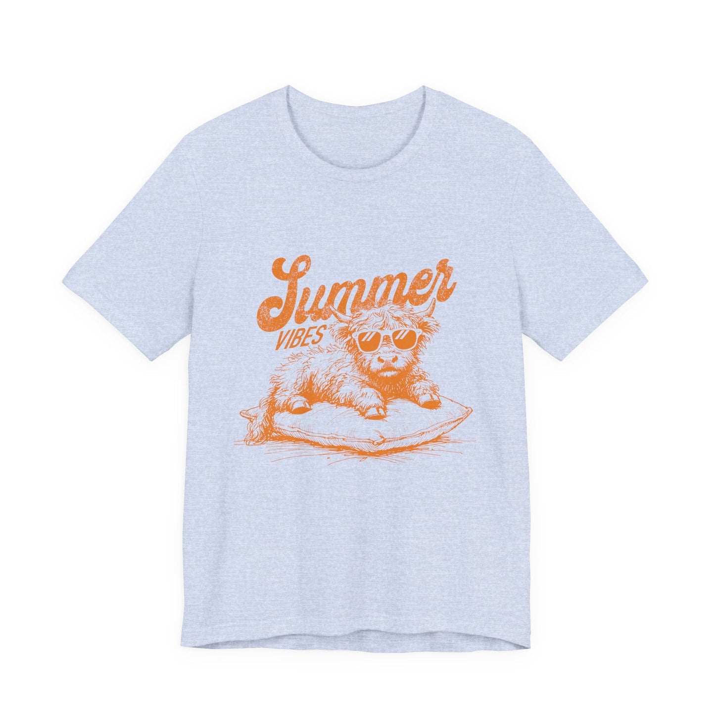 Summer Vibes Highland Cow Shirt, Western Shirt, Cow Shirt - Popbydesign