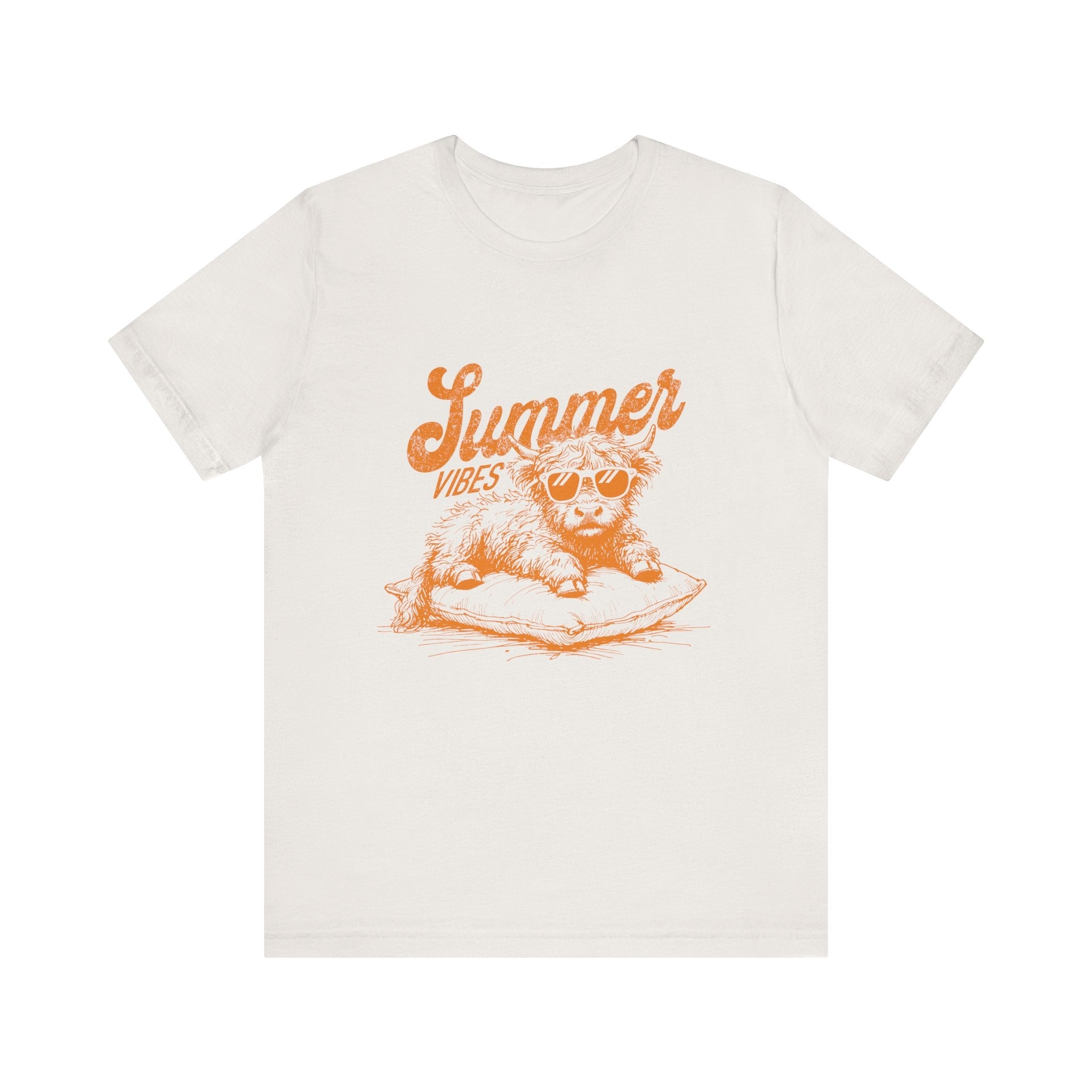 Summer Vibes Highland Cow Shirt, Western Shirt, Cow Shirt by PopCultureByDesign36