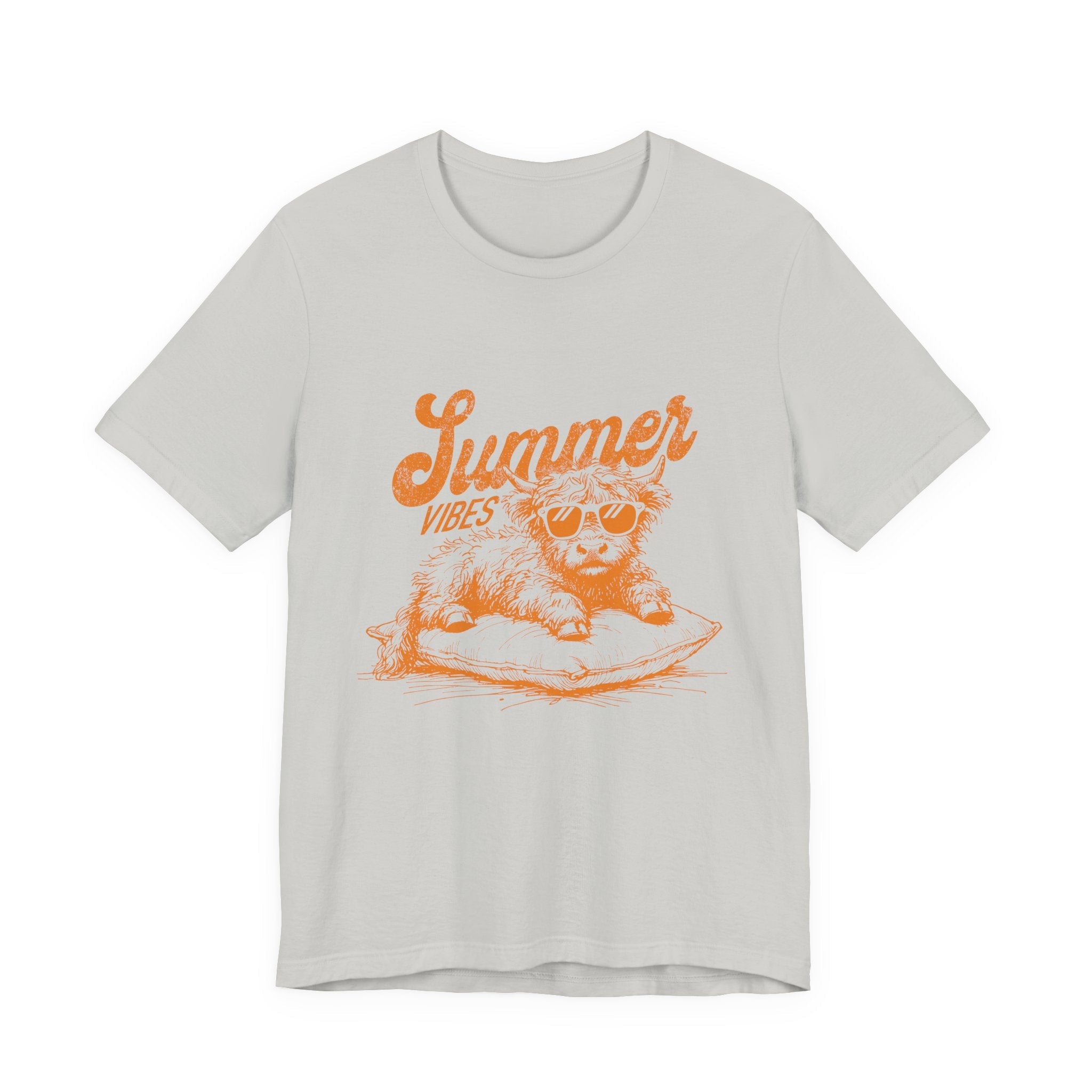Summer Vibes Highland Cow Shirt, Western Shirt, Cow Shirt by PopCultureByDesign36