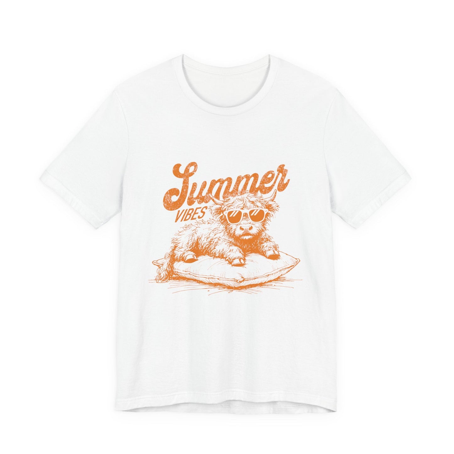 Summer Vibes Highland Cow Shirt, Western Shirt, Cow Shirt - Popbydesign