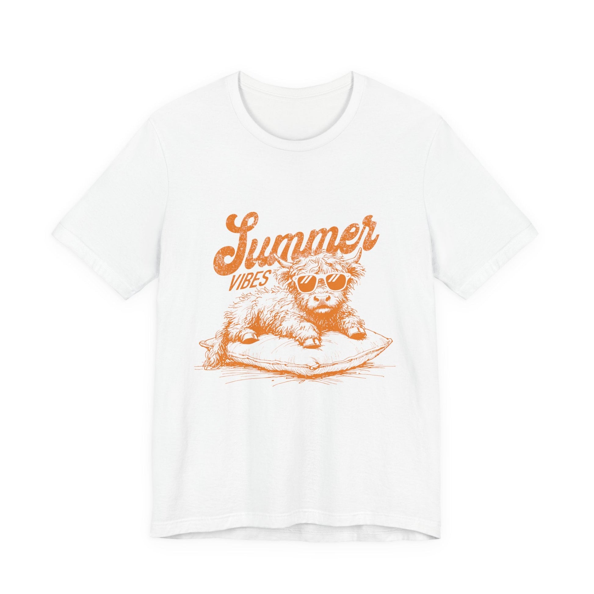 Summer Vibes Highland Cow Shirt, Western Shirt, Cow Shirt - Popbydesign