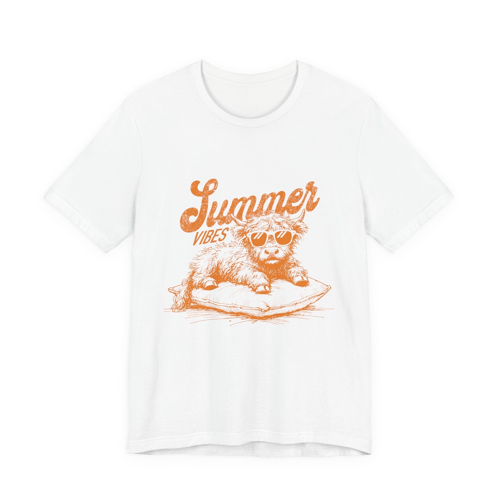 Summer Vibes Highland Cow Shirt, Western Shirt, Cow Shirt by PopCultureByDesign36