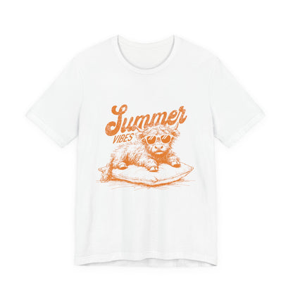 Summer Vibes Highland Cow Shirt, Western Shirt, Cow Shirt - Popbydesign