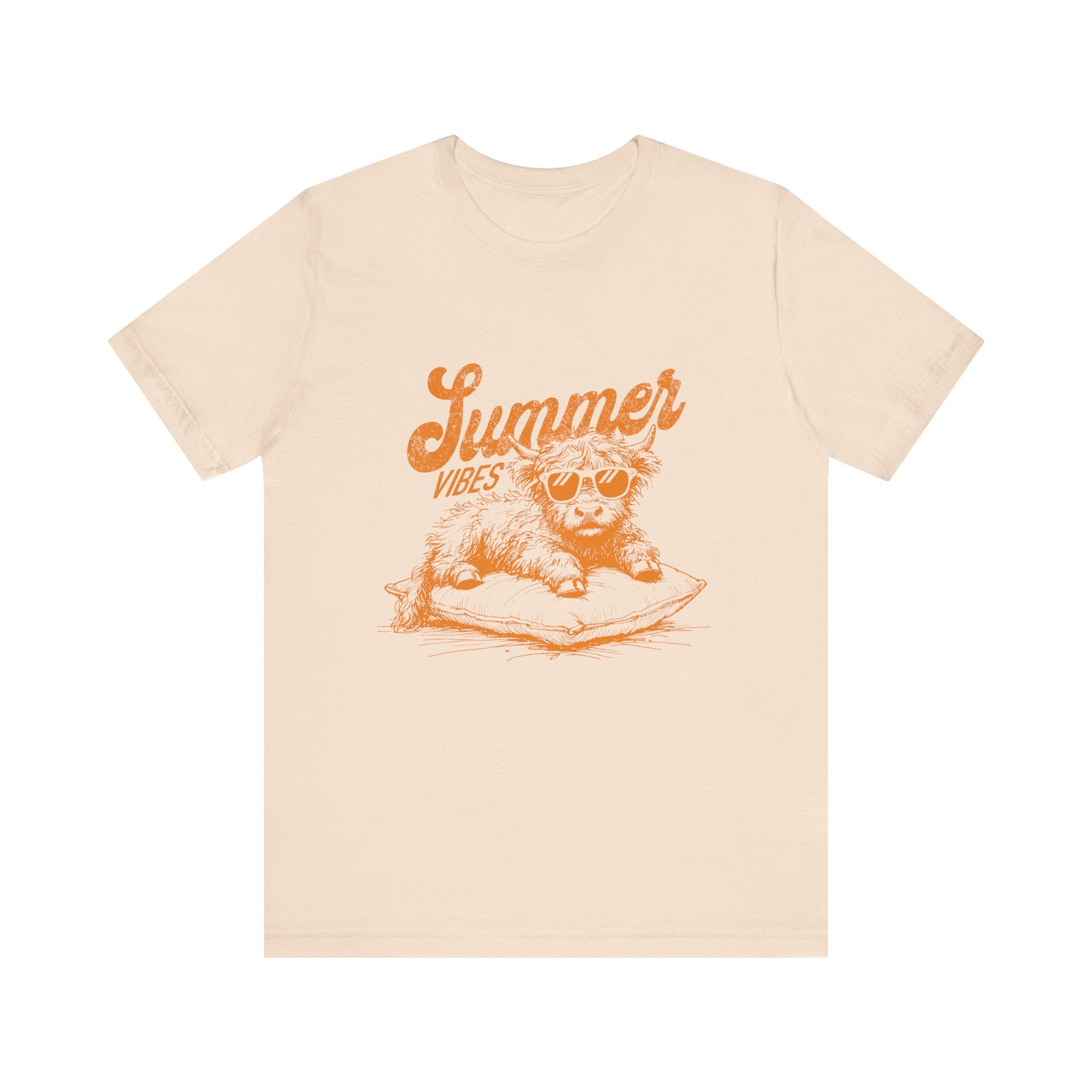 Summer Vibes Highland Cow Shirt, Western Shirt, Cow Shirt by PopCultureByDesign36