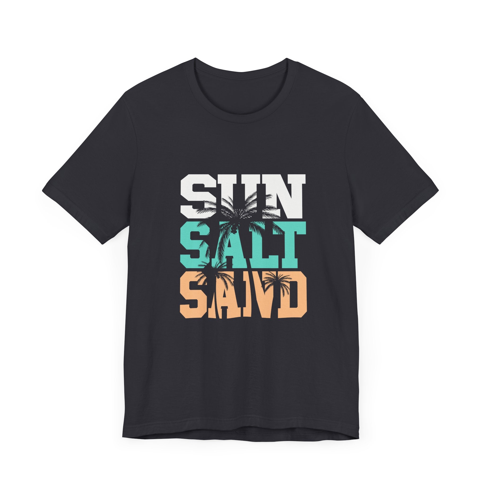 Sun Salt Sand Beach Shirt, Summer Ocean Vacation T-Shirt by PopCultureByDesign36