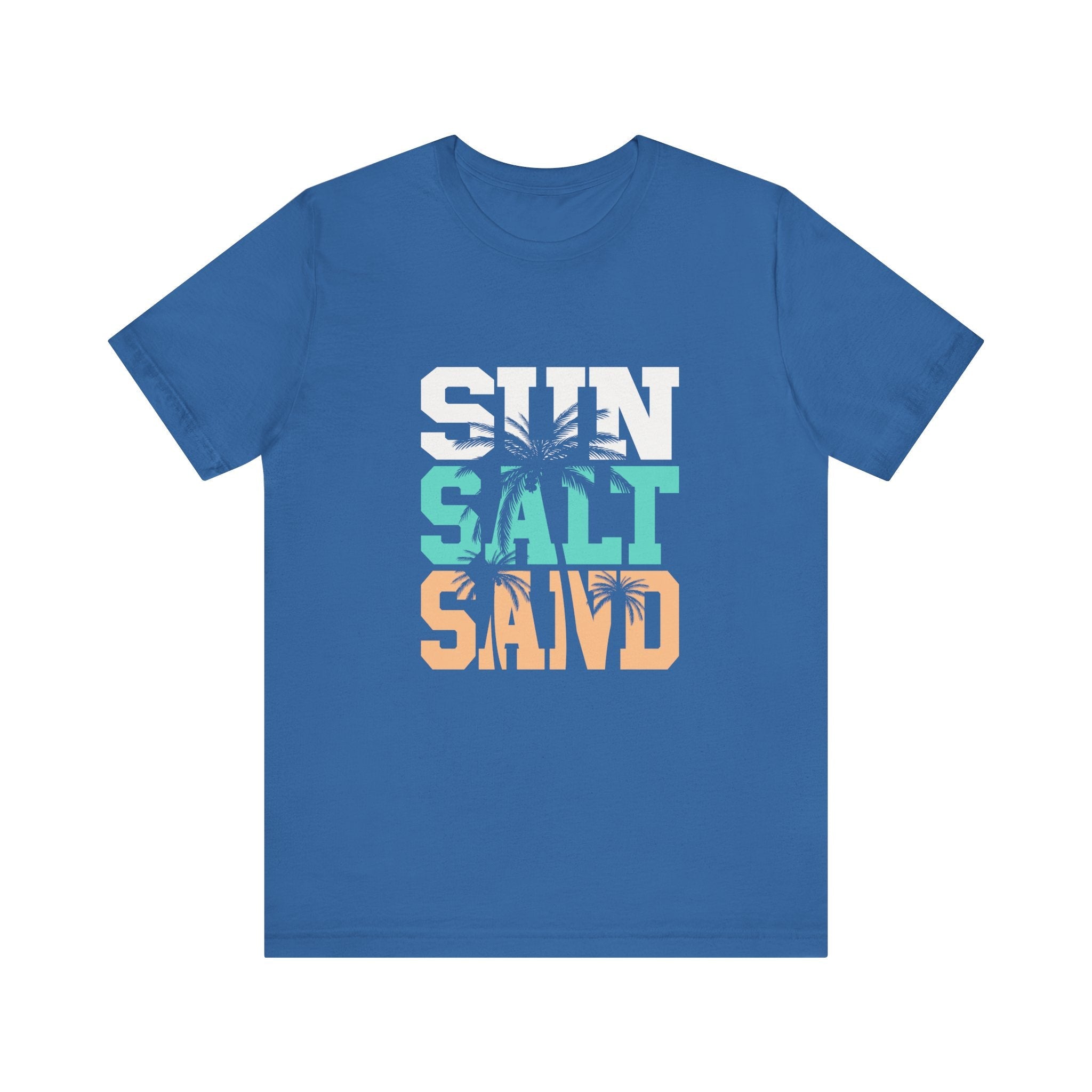 Sun Salt Sand Beach Shirt, Summer Ocean Vacation T-Shirt by PopCultureByDesign36