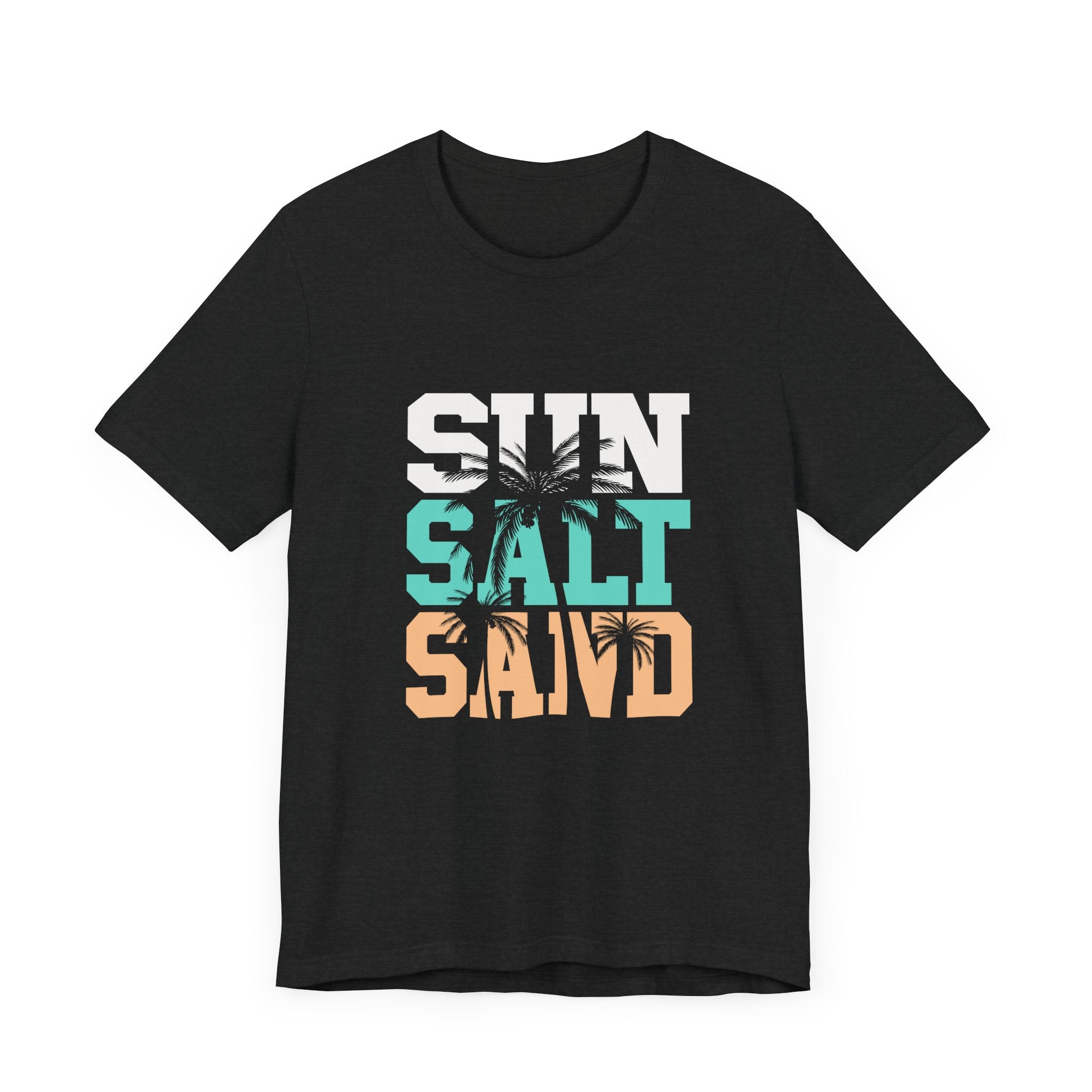 Sun Salt Sand Beach Shirt, Summer Ocean Vacation T-Shirt by PopCultureByDesign36