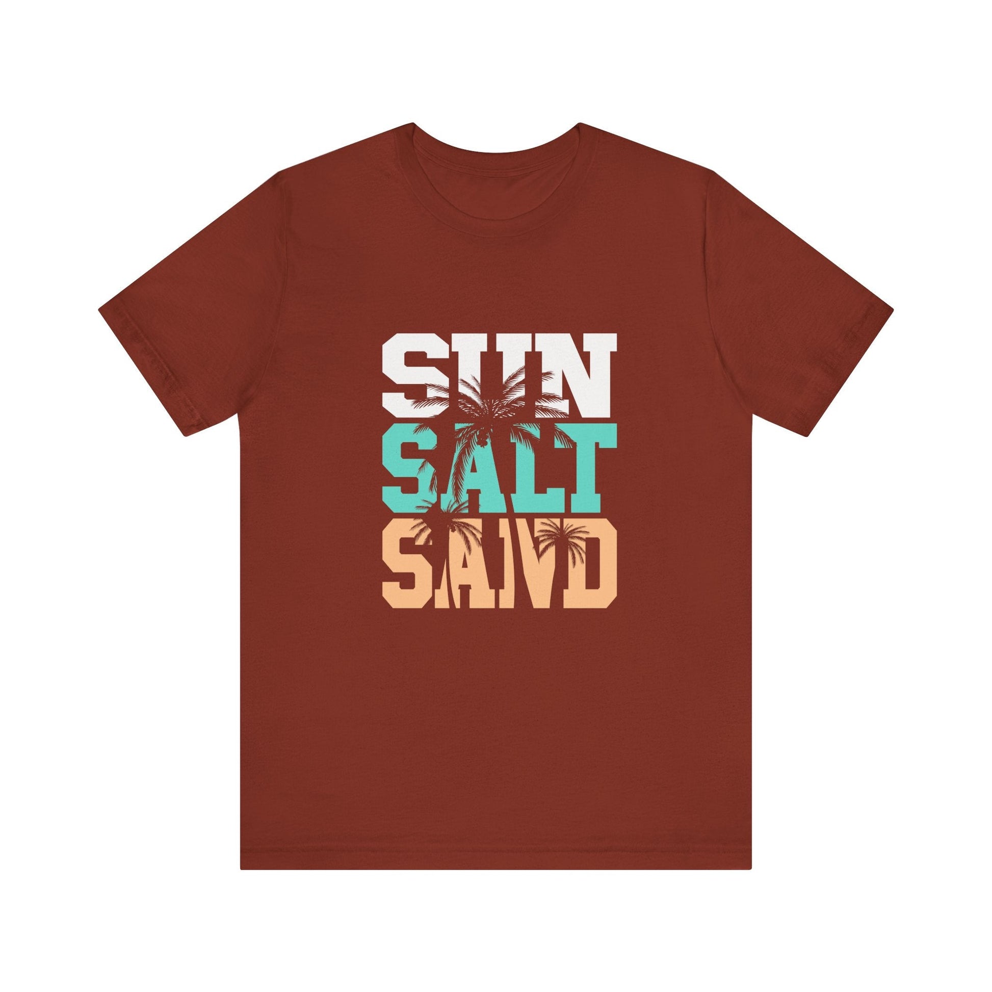 Sun Salt Sand Beach Shirt, Summer Ocean Vacation T-Shirt - Popbydesign