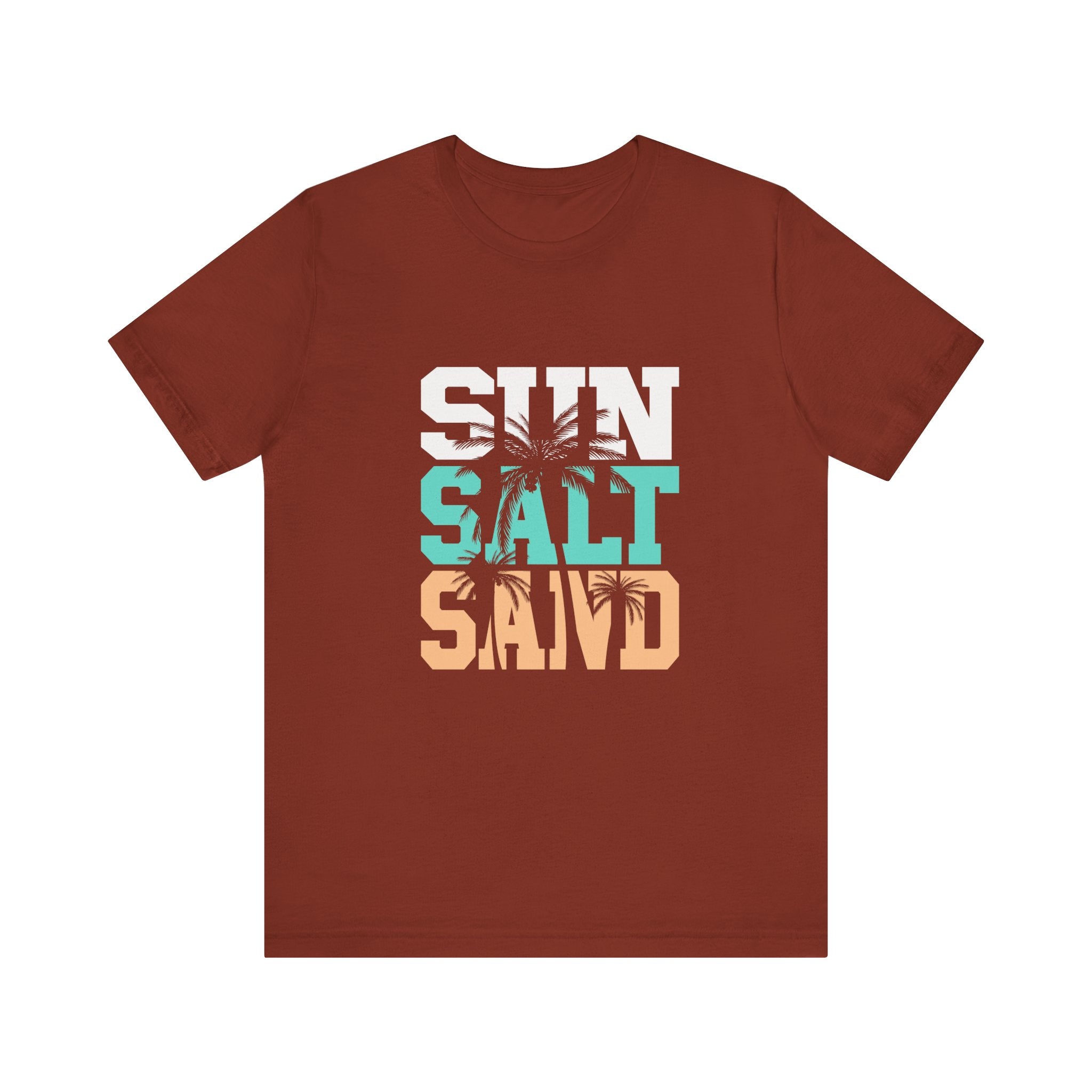 Sun Salt Sand Beach Shirt, Summer Ocean Vacation T-Shirt by PopCultureByDesign36