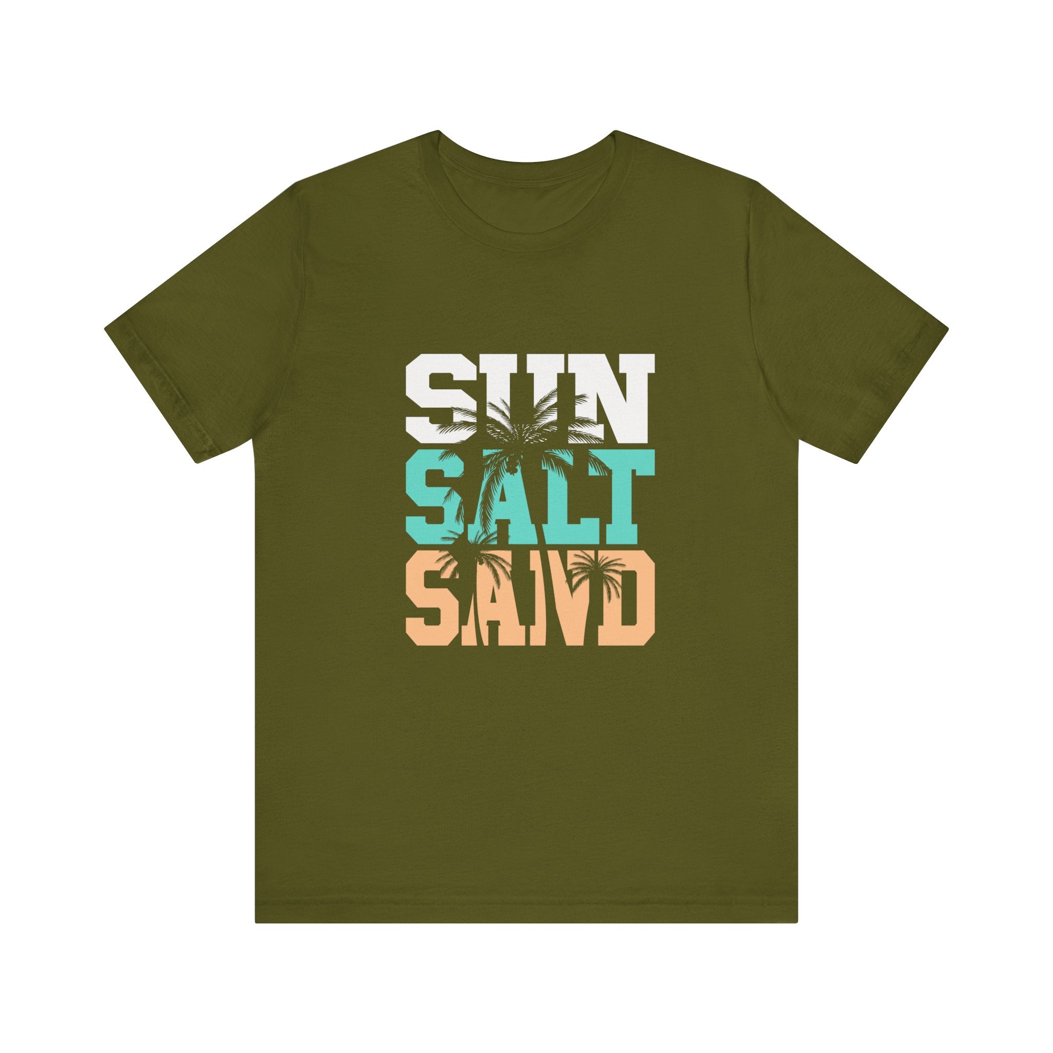 Sun Salt Sand Beach Shirt, Summer Ocean Vacation T-Shirt by PopCultureByDesign36