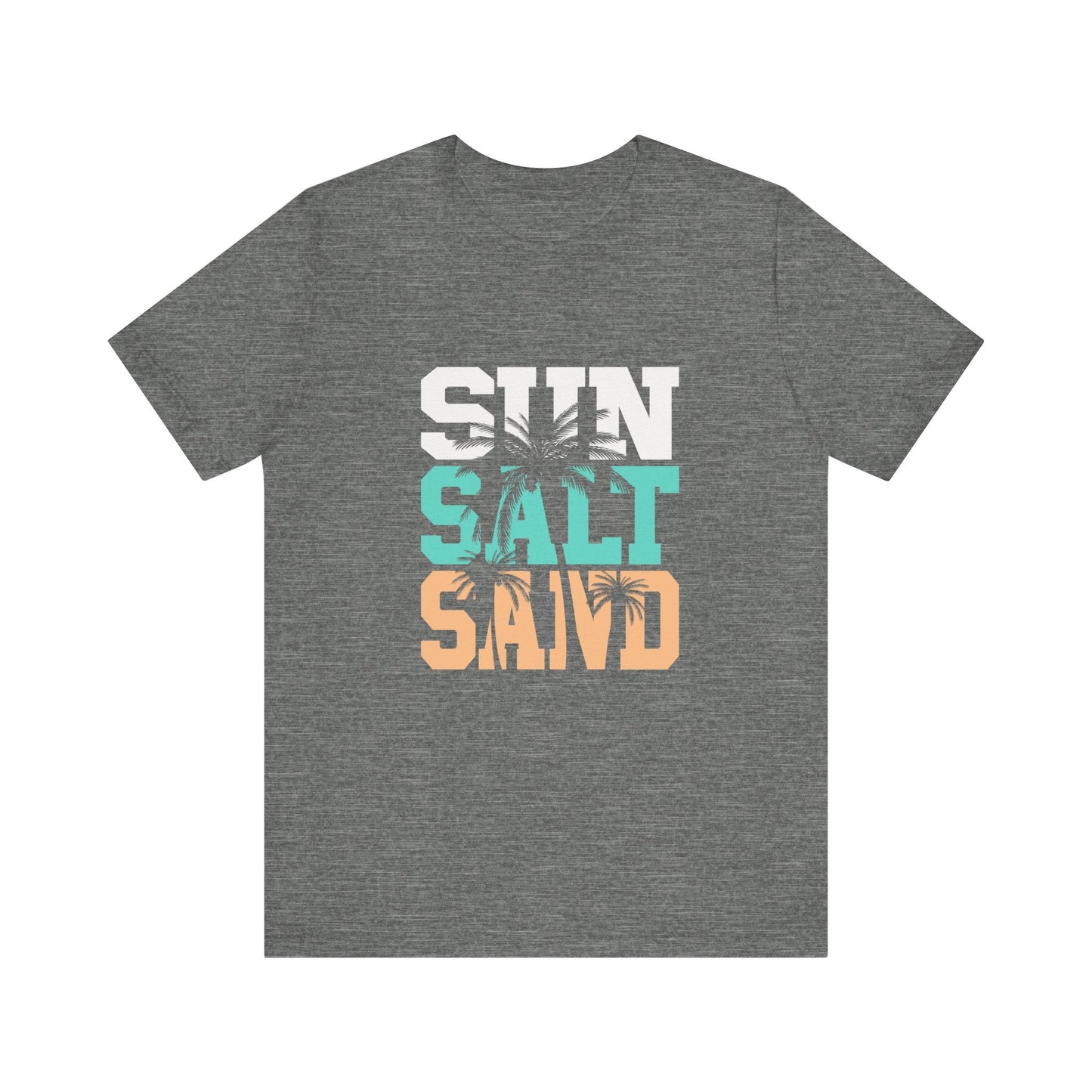 Sun Salt Sand Beach Shirt, Summer Ocean Vacation T-Shirt - Popbydesign
