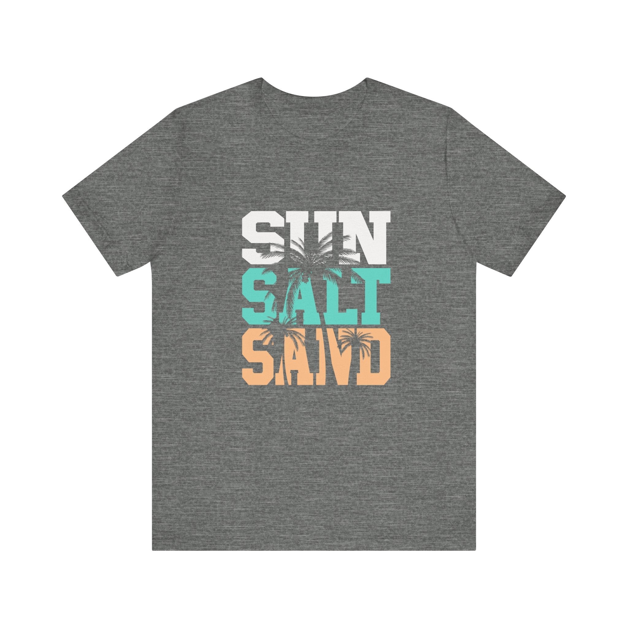 Sun Salt Sand Beach Shirt, Summer Ocean Vacation T-Shirt by PopCultureByDesign36