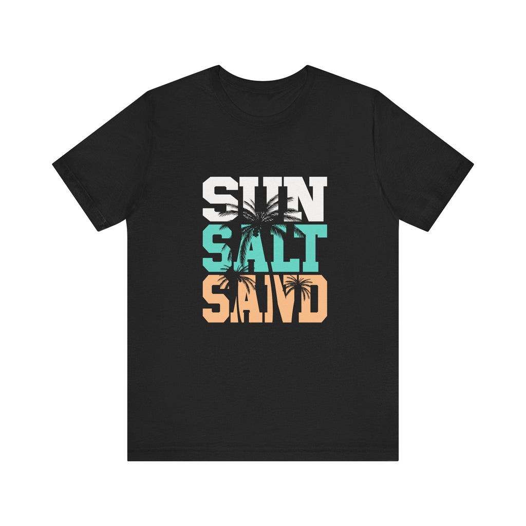 Sun Salt Sand Beach Shirt, Summer Ocean Vacation T-Shirt by PopCultureByDesign36