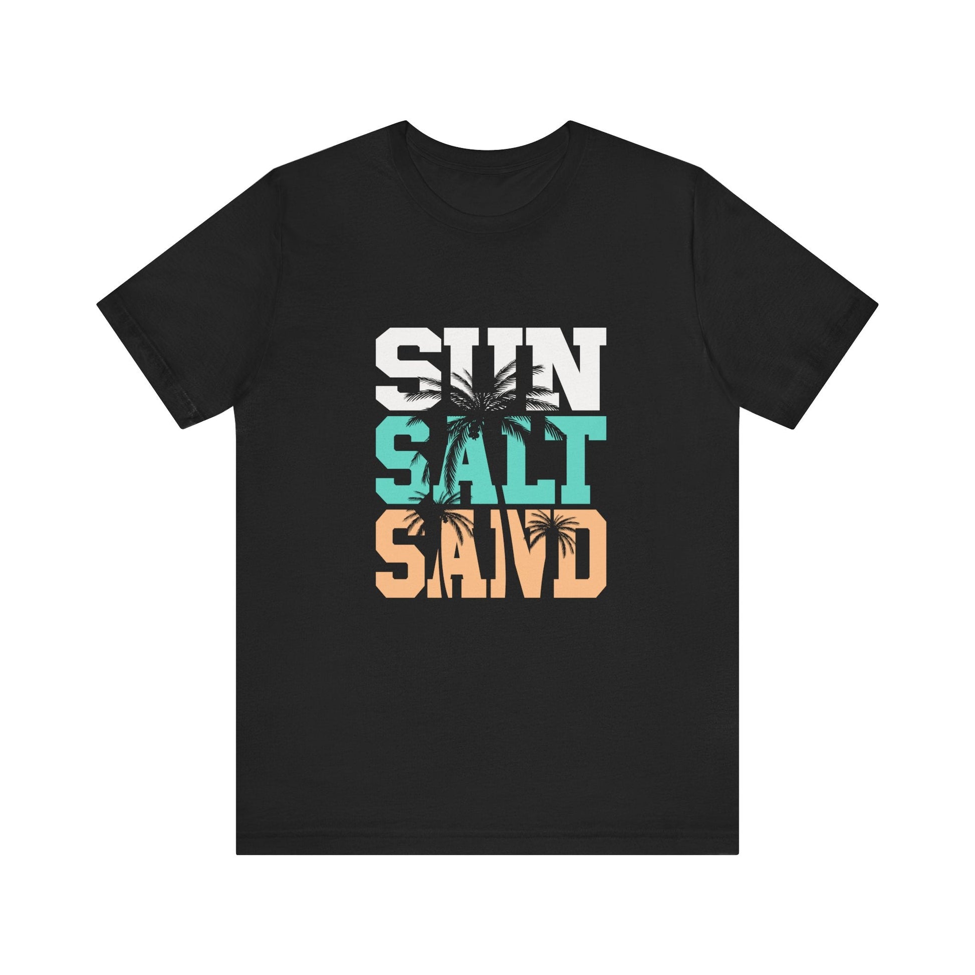 Sun Salt Sand Beach Shirt, Summer Ocean Vacation T-Shirt - Popbydesign