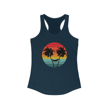 Sunset Vibes tank, Salty Beach , Retro Sunset, Beach Vibes - Popbydesign