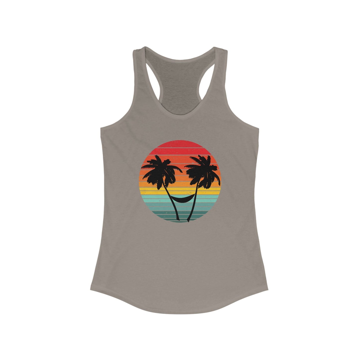 Sunset Vibes tank, Salty Beach , Retro Sunset, Beach Vibes - Popbydesign