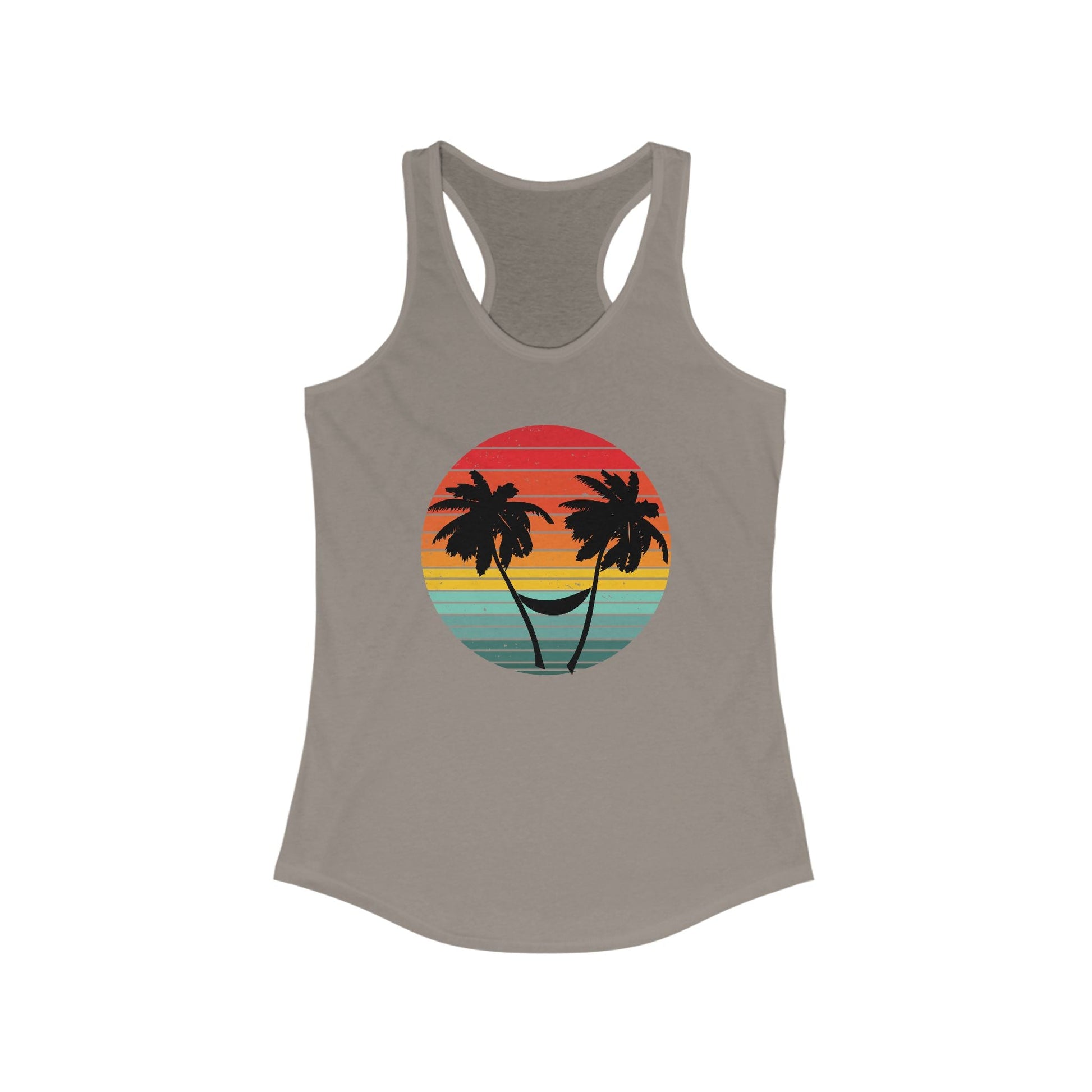 Sunset Vibes tank, Salty Beach , Retro Sunset, Beach Vibes - Popbydesign