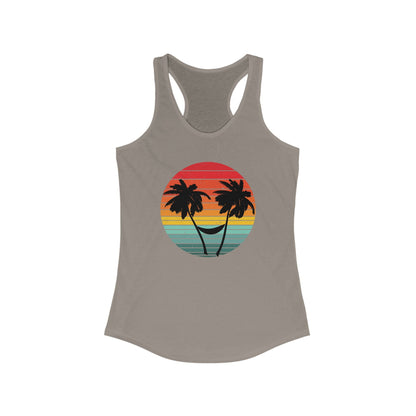 Sunset Vibes tank, Salty Beach , Retro Sunset, Beach Vibes - Popbydesign