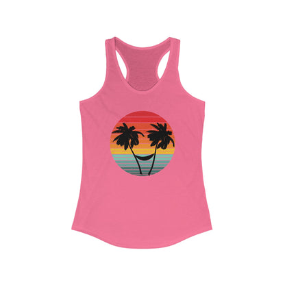 Sunset Vibes tank, Salty Beach , Retro Sunset, Beach Vibes - Popbydesign