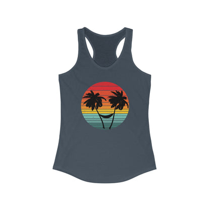 Sunset Vibes tank, Salty Beach , Retro Sunset, Beach Vibes - Popbydesign