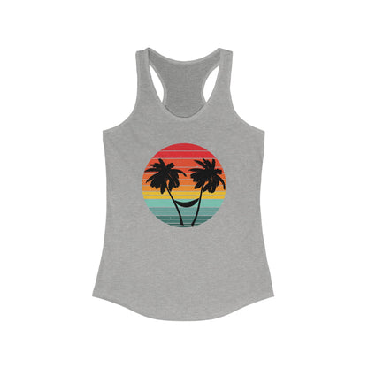 Sunset Vibes tank, Salty Beach , Retro Sunset, Beach Vibes - Popbydesign