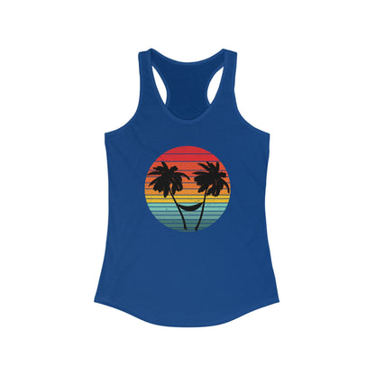 Sunset Vibes tank, Salty Beach , Retro Sunset, Beach Vibes - Popbydesign