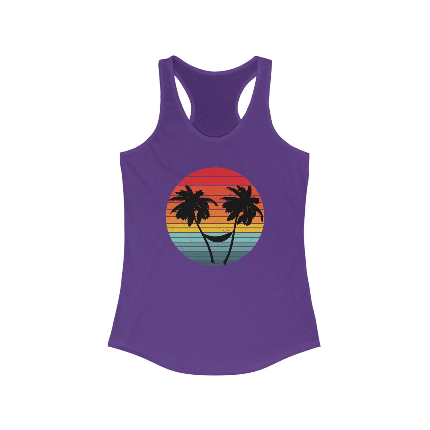 Sunset Vibes tank, Salty Beach , Retro Sunset, Beach Vibes - Popbydesign