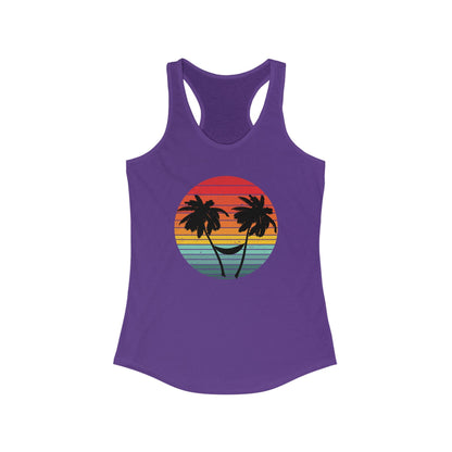 Sunset Vibes tank, Salty Beach , Retro Sunset, Beach Vibes - Popbydesign