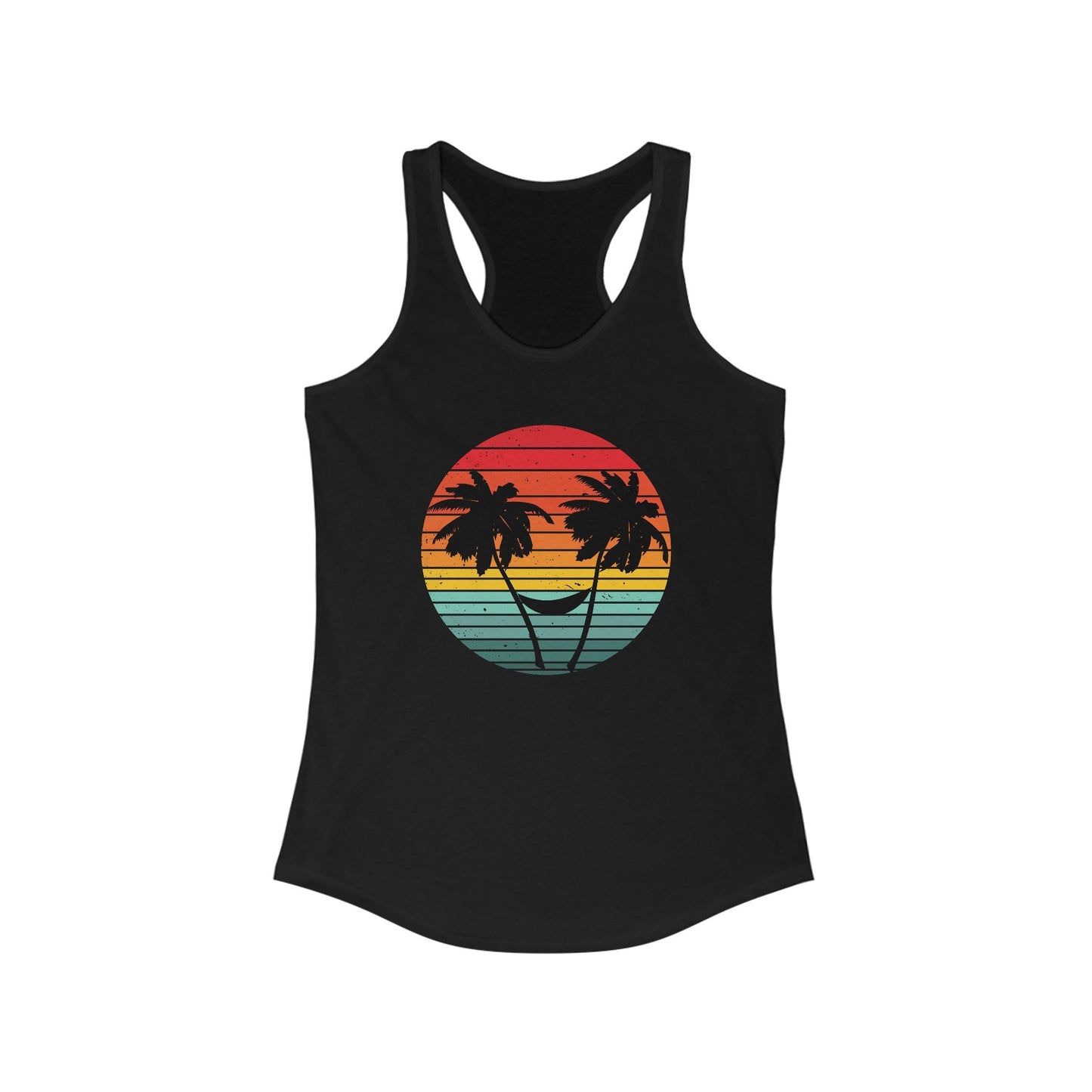 Sunset Vibes tank, Salty Beach , Retro Sunset, Beach Vibes - Popbydesign