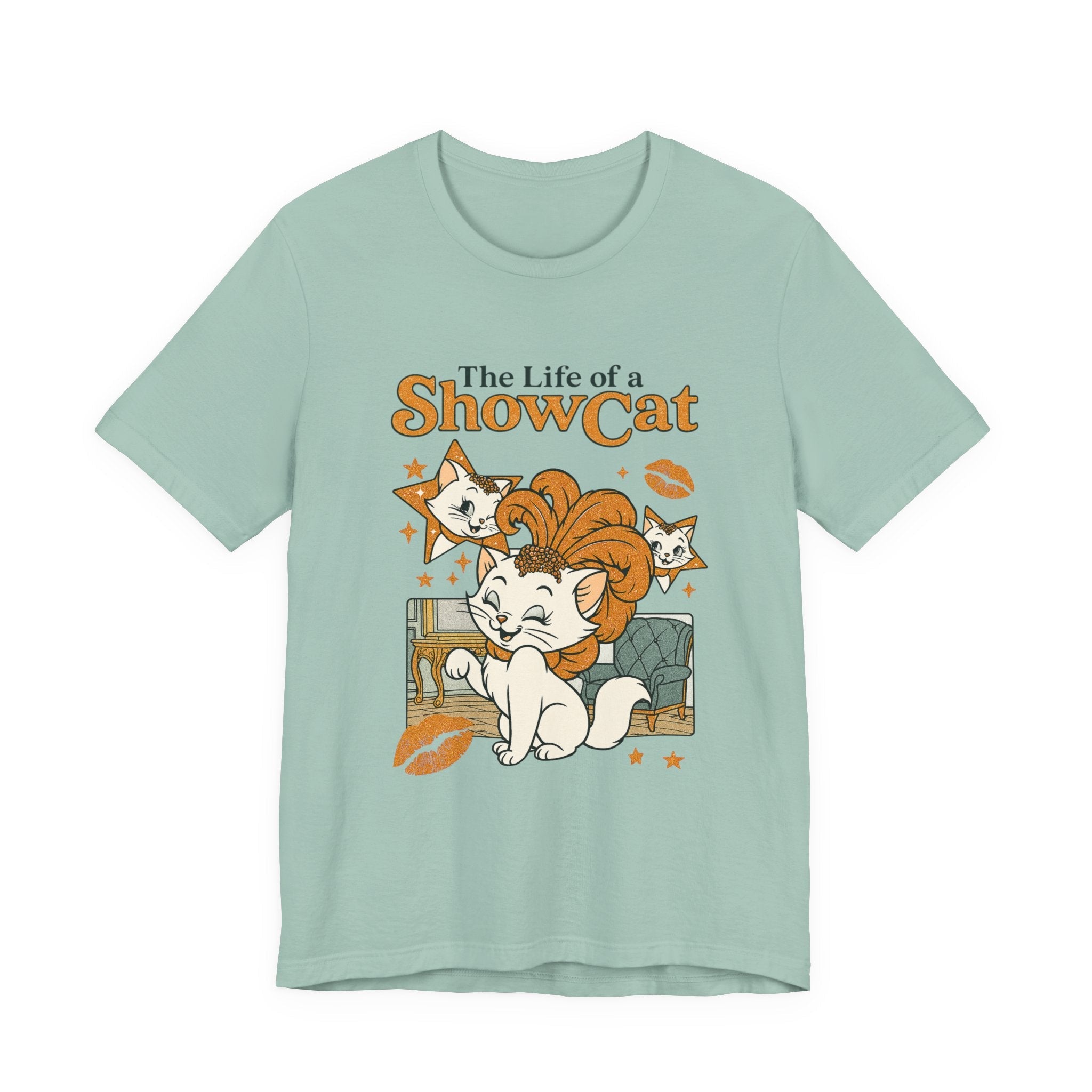 The Life of A ShowCat Shirt, Showgirl Shirt, Cat Tee by Printify