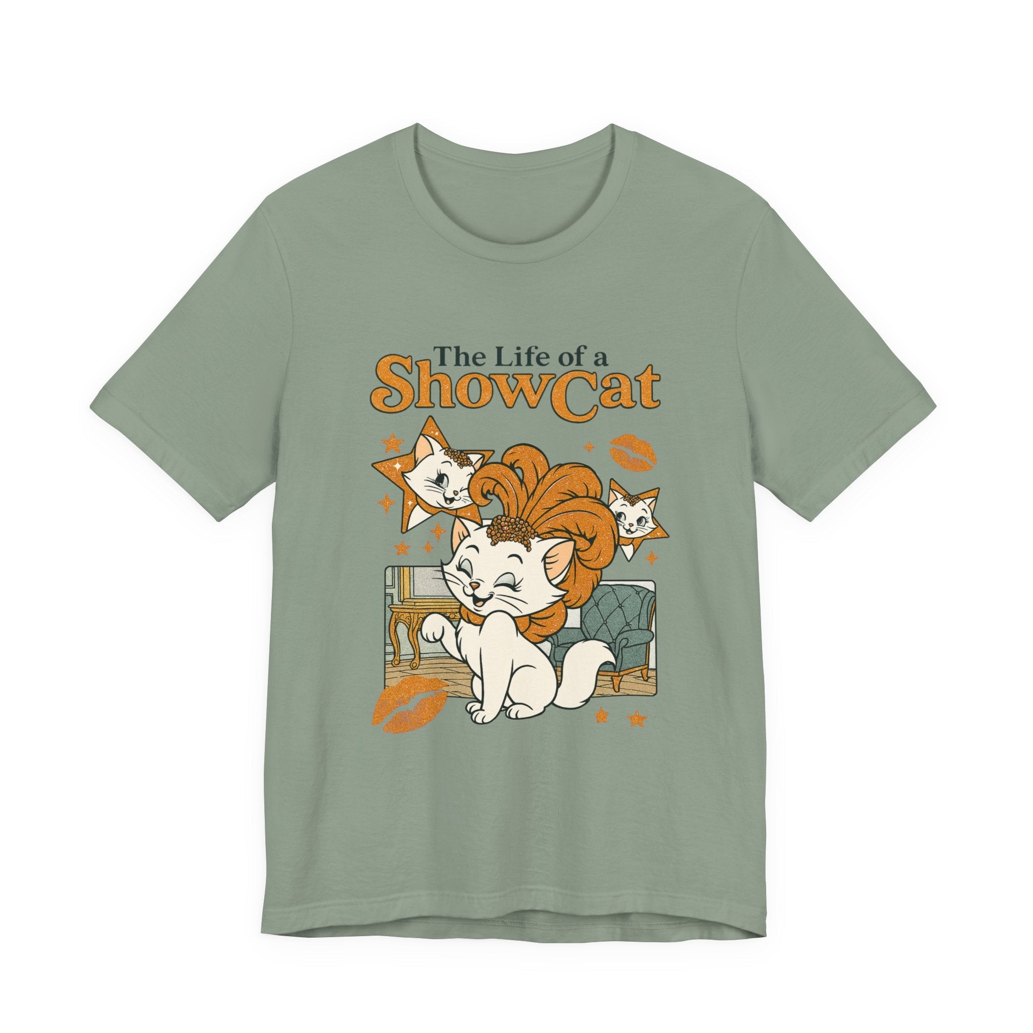 The Life of A ShowCat Shirt, Showgirl Shirt, Cat Tee by Printify
