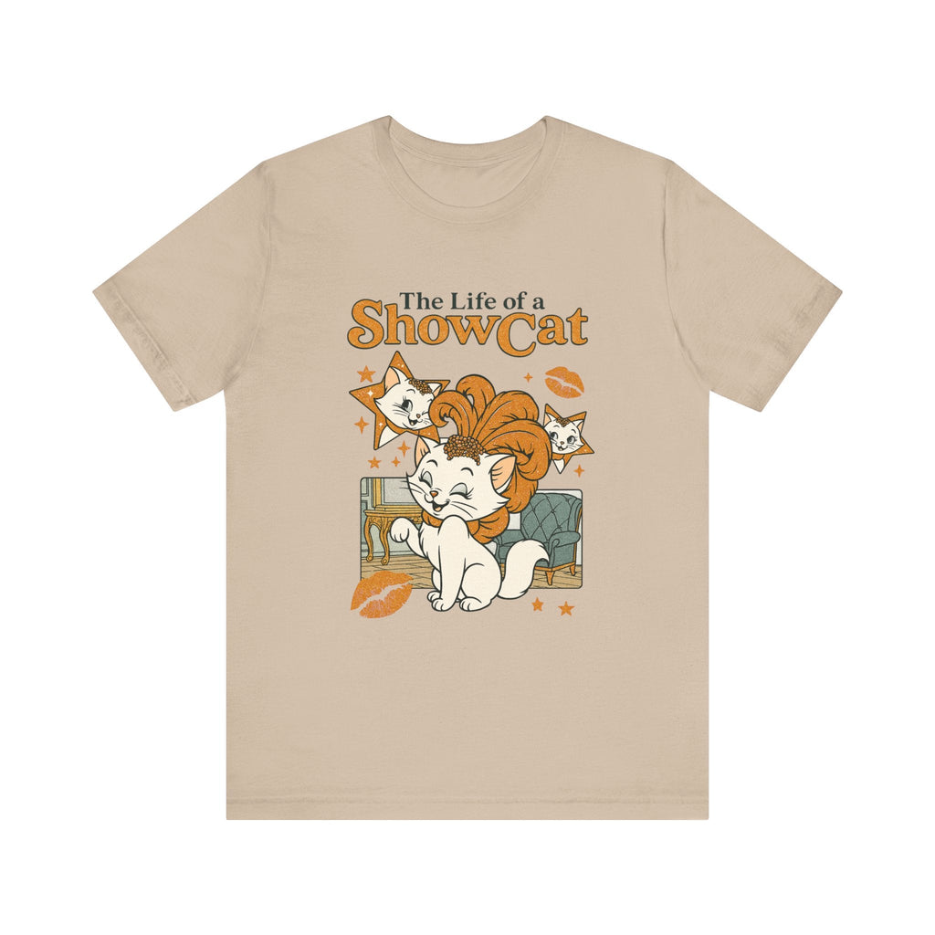 The Life of A ShowCat Shirt, Showgirl Shirt, Cat Tee by Printify