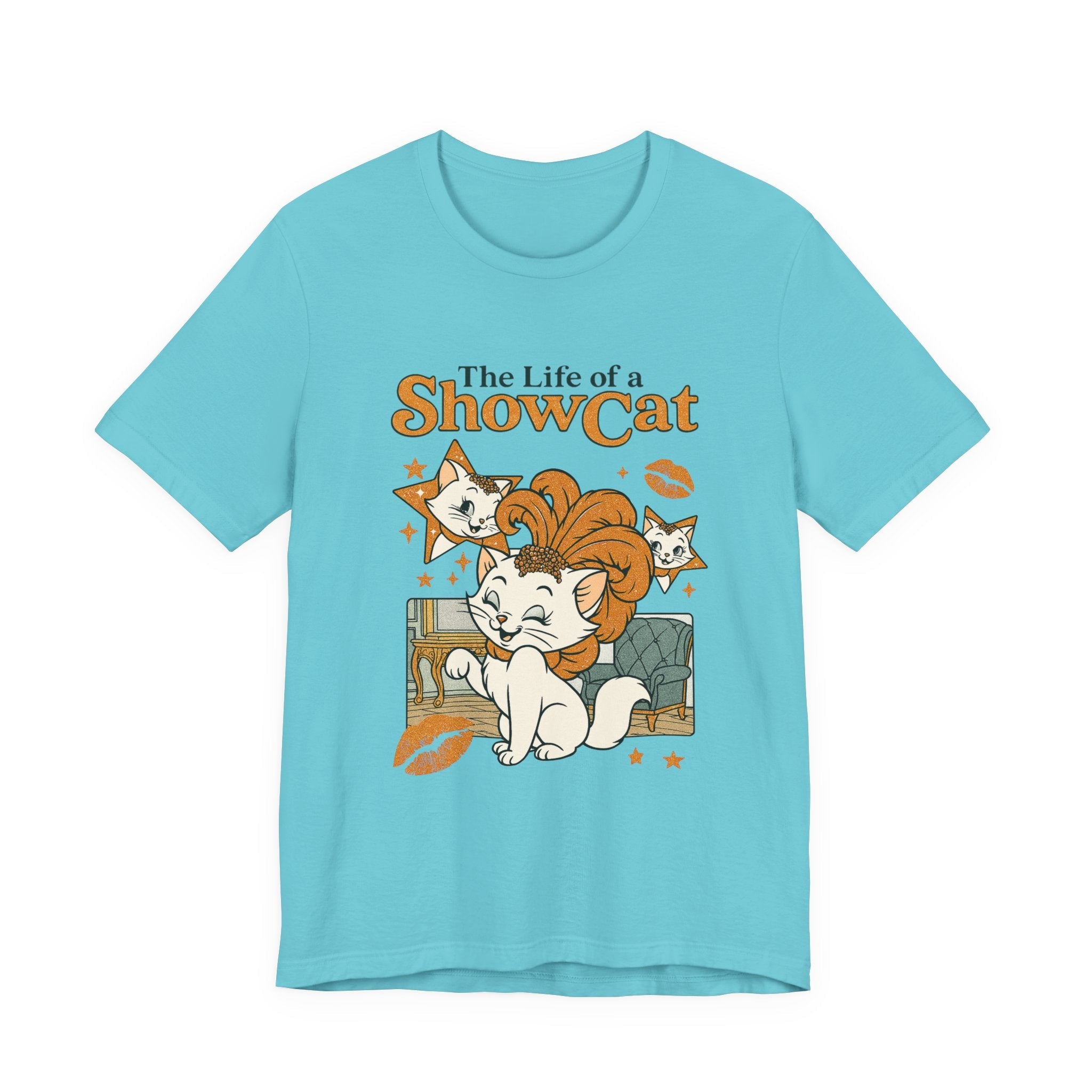 The Life of A ShowCat Shirt, Showgirl Shirt, Cat Tee by Printify