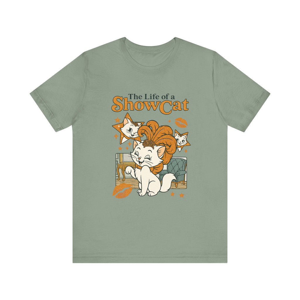 The Life of A ShowCat Shirt, Showgirl Shirt, Cat Tee by Printify