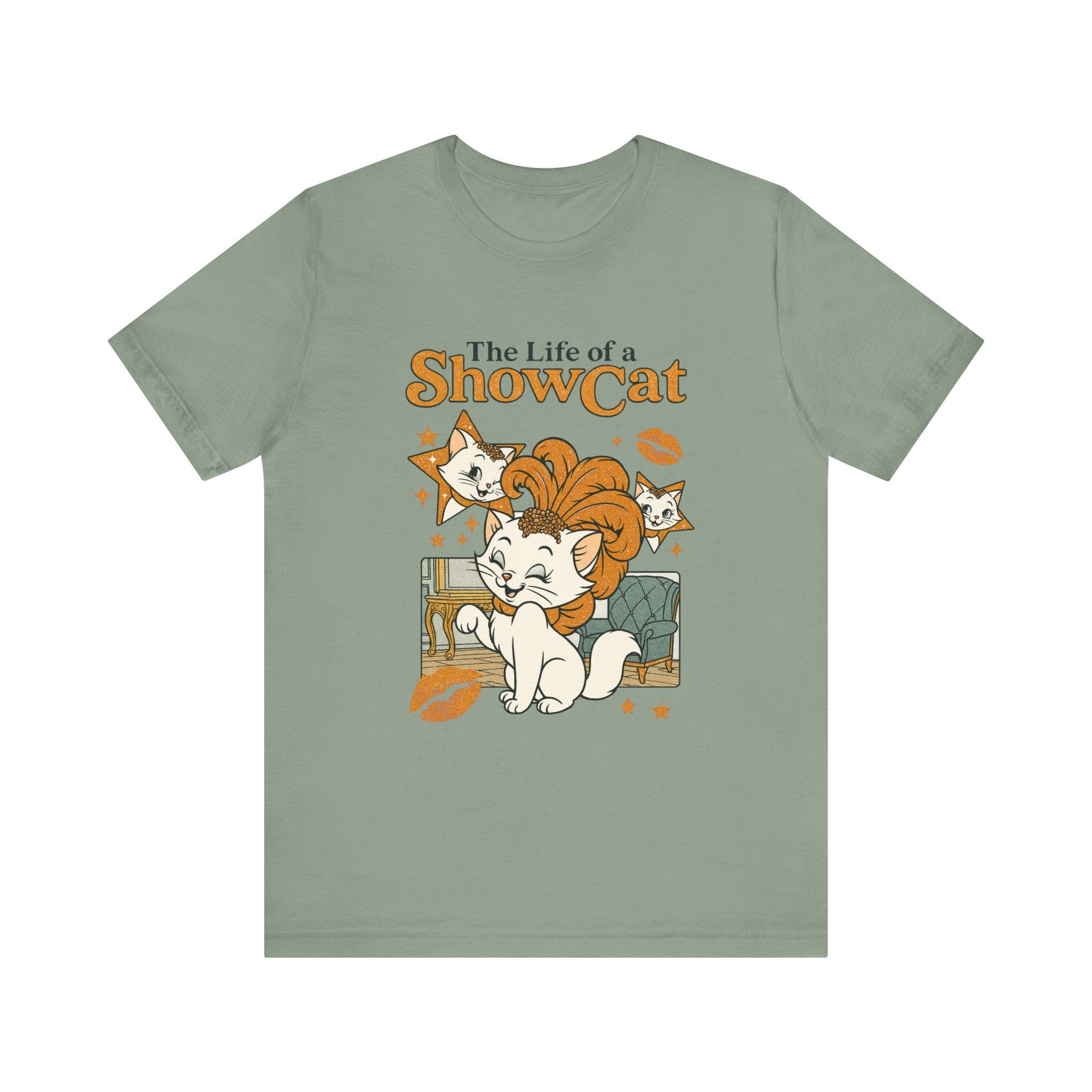 The Life of A ShowCat Shirt, Showgirl Shirt, Cat Tee by Printify